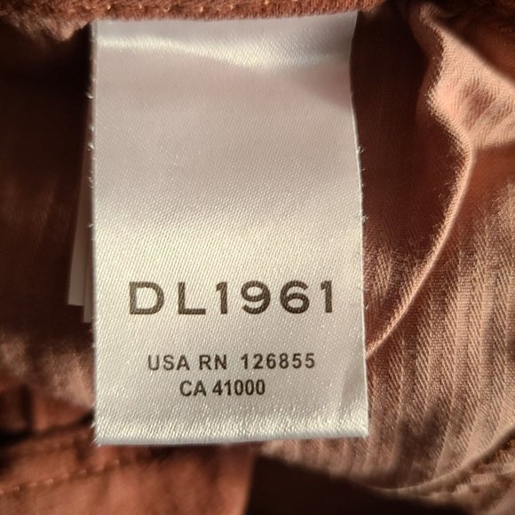 DL1961 X Marianna Hewitt Bridget Cropped High Rise Instasculpt Boot 18W Redwood - Picture 10 of 12